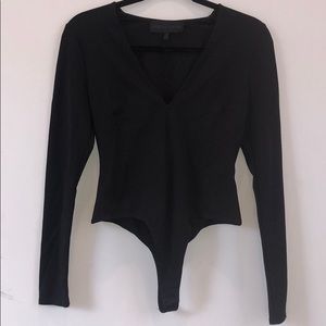 Kendall + Kylie Deep V Bodysuit